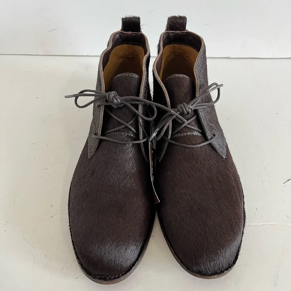 Trask Addy Chukka Calf Hair Leather Boots Brown Size 8.5 M